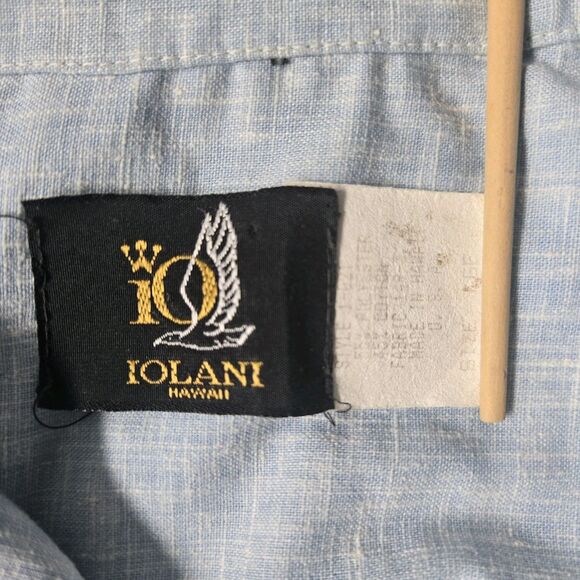 Iolani Palace Vintage Hawaiian Aloha Shirt  60s Retro Concert Classic Attire Lrg - Picture 4 of 6